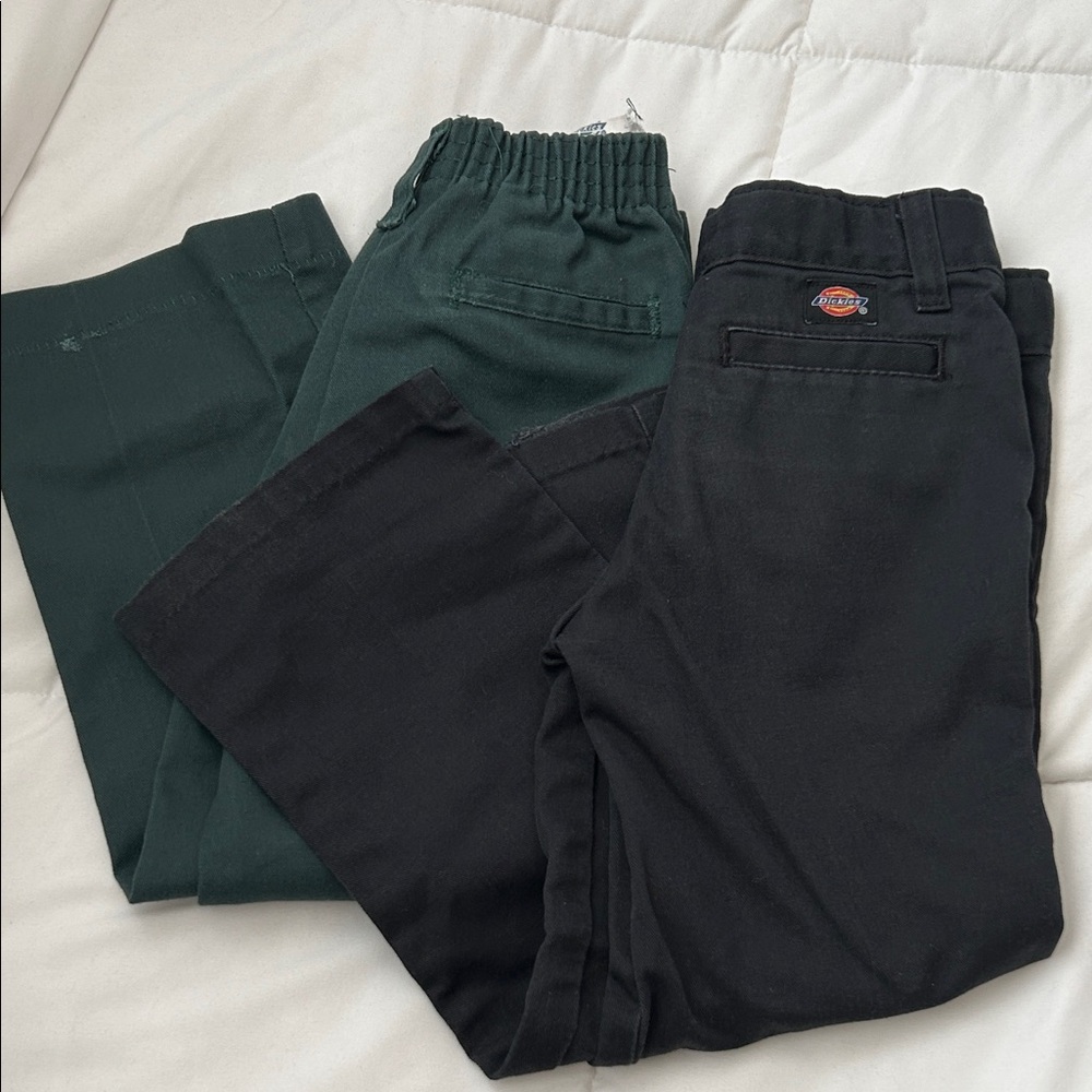 Bundle Dickies Kids Black and Green Pants